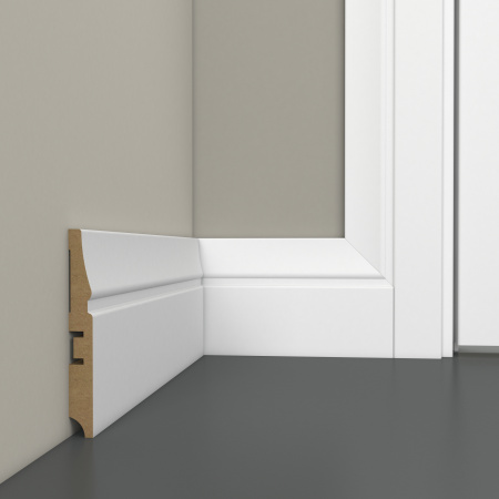 Плинтус МДФ фигурный В3 Полипропилен RENOLIT 12х100x2050 (1 шт)